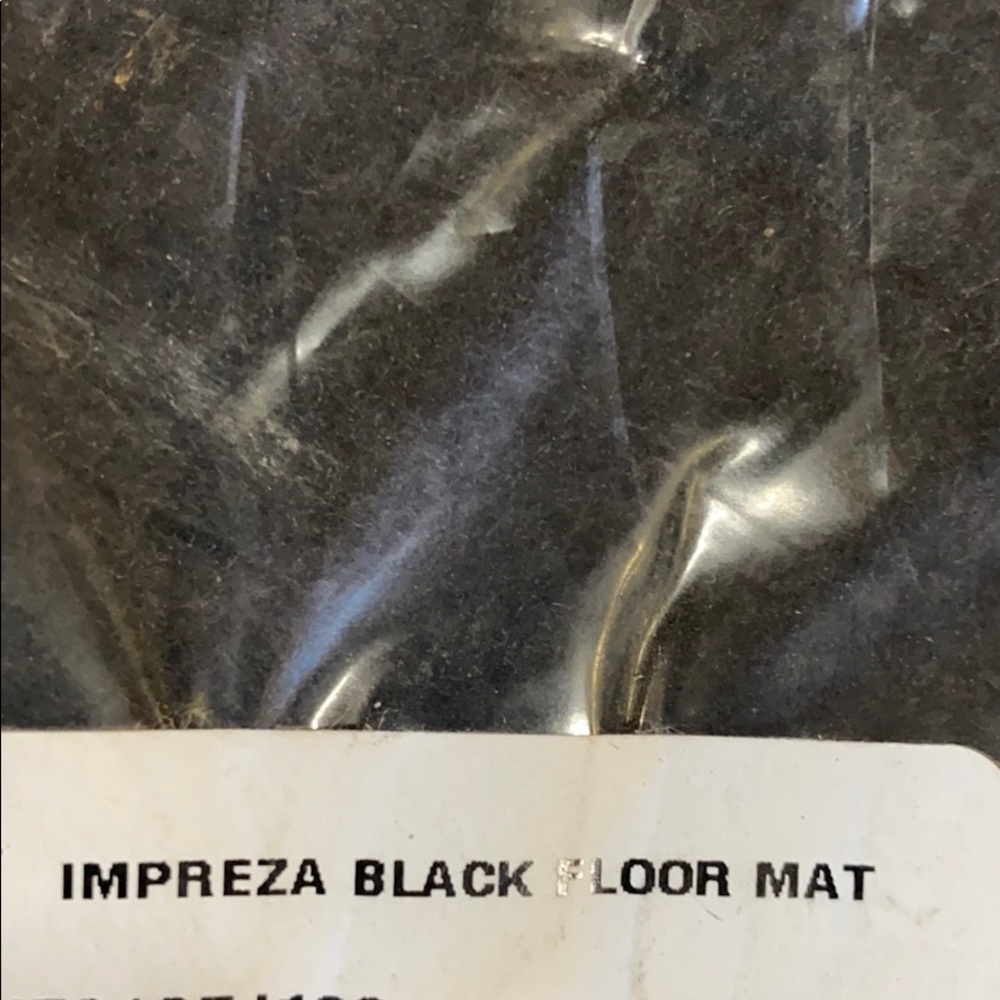 Subaru floor mats